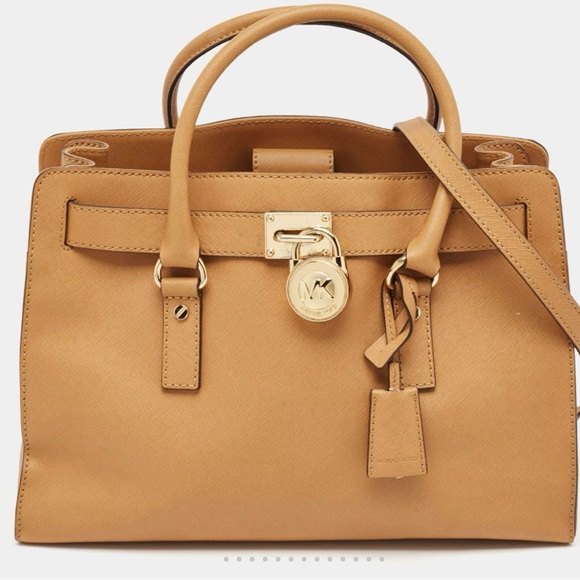 Michael Kors Tan Satchel with Gold Hardware - Picture 3 of 9